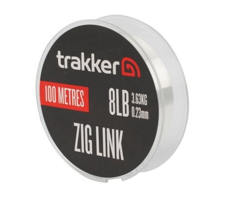 Trakker Návazcová šňůra - Zig Link 10lb, 4,30kg, 0,26mm, 100m