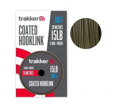 Trakker Návazcová šňůra - Soft Coated Hooklink 15lb, 6,8kg, 20m