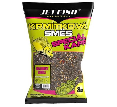 Jet Fish Krmítková směs 3 Kg HALIBUT / KRILL