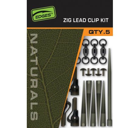Fox Set na montáž EDGES™ Naturals Zig Lead Clip Kit