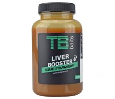 TB Baits Liver Booster Squid Strawberry - VÝPRODEJ 250ml