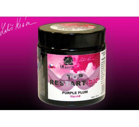 LK Baits Top ReStart Dip Purple Plum 100ml