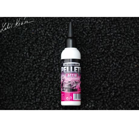 LK Baits Pellets Activ 100 ml Salt Black Hallibut