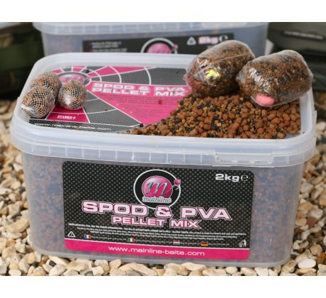 Mainline Peletový mix Spod & PVA Pellet Mix 2kg