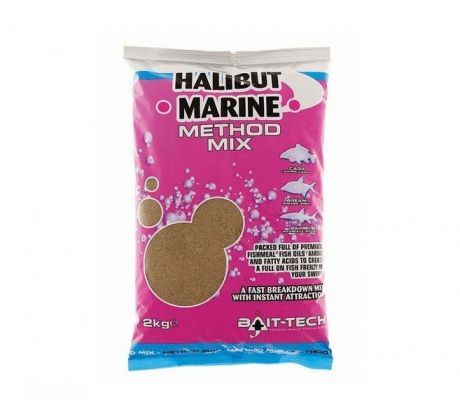 Bait-Tech Krmítková směs Halibut Marine Method Mix 2kg