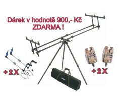 Mivardi AKCE - Tripod Premium + ZDARMA 2 x Sounder Easy a 2 x SWINGARM Easy