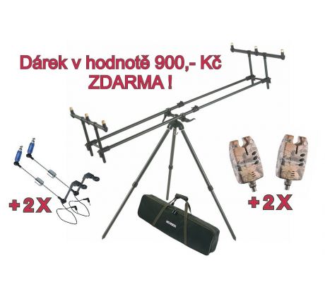 Mivardi AKCE - Tripod Premium + ZDARMA 2 x Sounder Easy a 2 x SWINGARM Easy