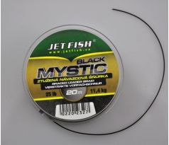 Jet Fish Návazcová šňůrka BLACK Mystic 25lb 20m