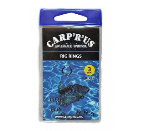 Carp ´R´ Us Koužky na návazce - Rig Rings – 3mm