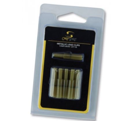 Carp Spirit Metalic Lead Clips Camfusion 10ks