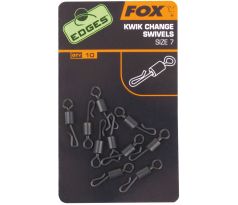 Fox rychlovýměnné obratlíky Edges Kwik Change Swivel 10ks