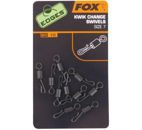 Fox rychlovýměnné obratlíky Edges Kwik Change Swivel 10ks