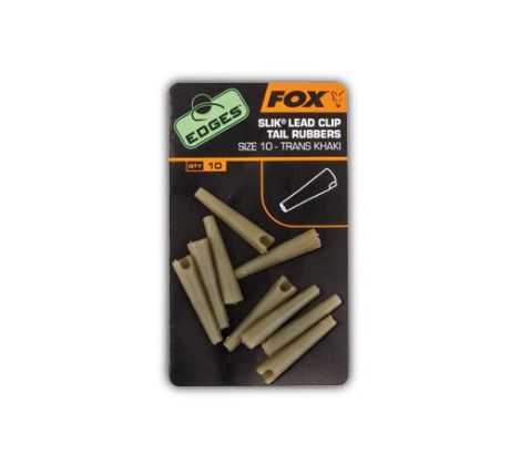 Fox převleky na závěsky na olovo Edges Slik Lead Clip Tail Rubber vel.10 - 10ks