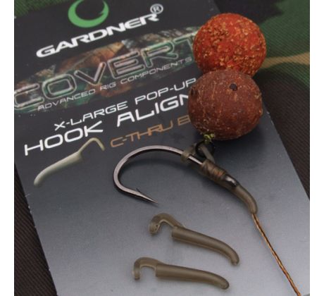 Gardner Rovnátka na háček Covert Pop-Up Hook Aligner C-Tru 10ks