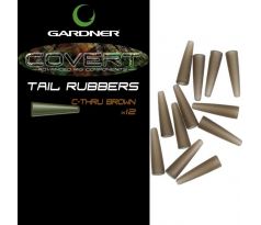 Gardner Převleky Covert Tail Rubbers C-Thru 12ks