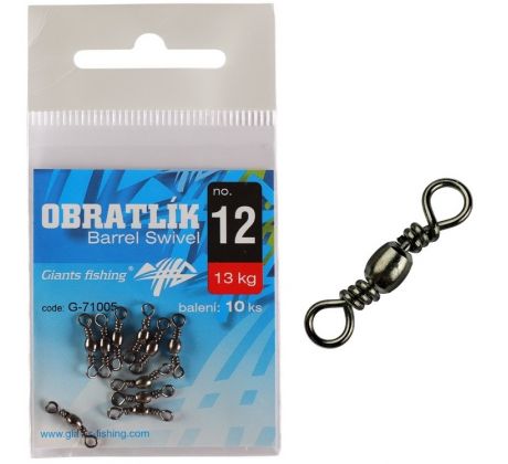 Giants Fishing Obratlík Barrel Swivel 10ks