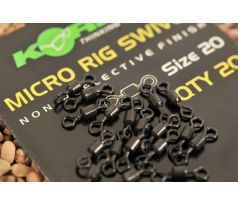 Korda mikroobratlík Micro Rig Swivel 20ks