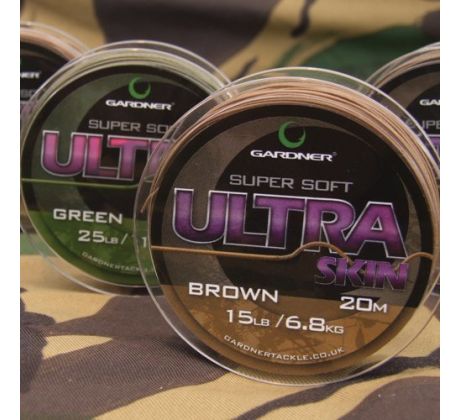 Gardner Splétaná šňůra Ultra Skin 20m Brown (hnědá)