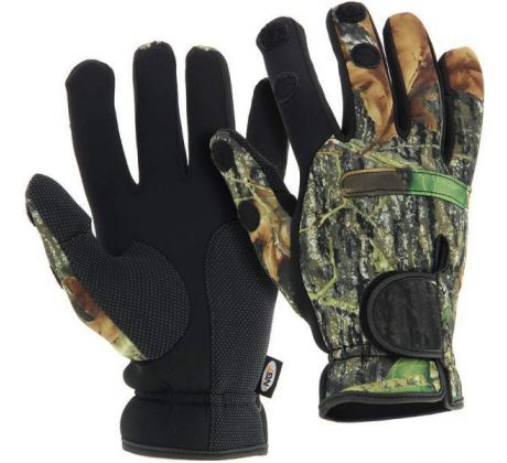 NGT Neoprén Rukavice Camo Gloves