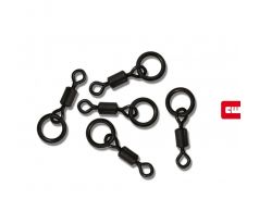 Carp Whisperer obratlíky s kroužkem Ring Swivel 10ks vel.11