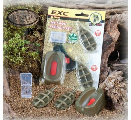 Extra Carp Method Feeder Set 20,30g + formička