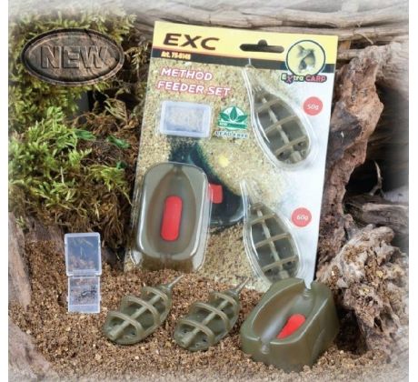 Extra Carp Method Feeder Set 50,60g + formička