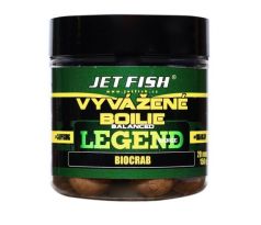 Jet Fish Vyvážené boilie 130gr 20mm Žlutý Impuls + Ořech & Javor