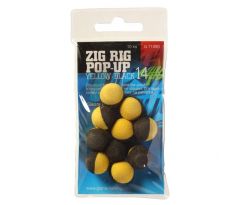 Giants Fishing Pěnové plovoucí boilie Zig Rig Pop-Up yelow-black 14mm,10ks