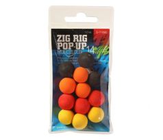 Giants Fishing Pěnové plovoucí boilie Zig Rig Pop-Up 14mm mix color,12ks