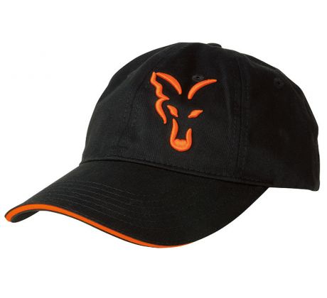 Fox kšiltovka Black & Orange Baseball Cap
