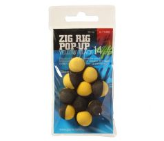 Giants Fishing Pěnové plovoucí boilie Zig Rig Pop-Up yelow-black 10mm,10ks