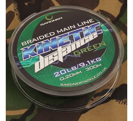 Gardner Splétaná šňůra Kinetic Distance Braid 300m, 20lb (9,1kg) 0.20mm