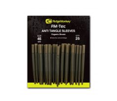 RidgeMonkey Převlek RM-Tec Anti Tangle Sleeves 45mm Hnědý 25ks