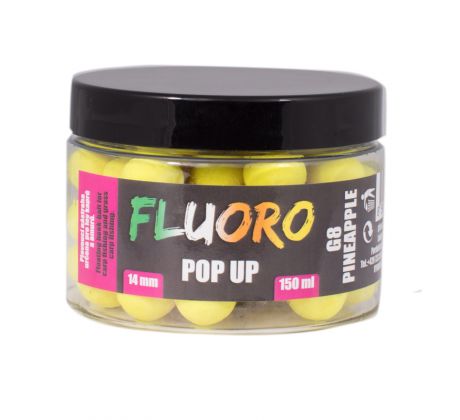 LK Baits Pop Up Fluoro G-8 Pineapple