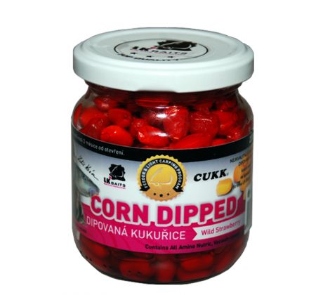 LK Baits Dipovaná kukuřice Wild Strawberry