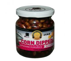 LK Baits Dipovaná kukuřice Black Protein