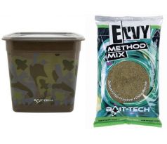 Bait-Tech Camo Bucket Envy Hemp & Halibut Method Mix 3kg - VÝPRODEJ