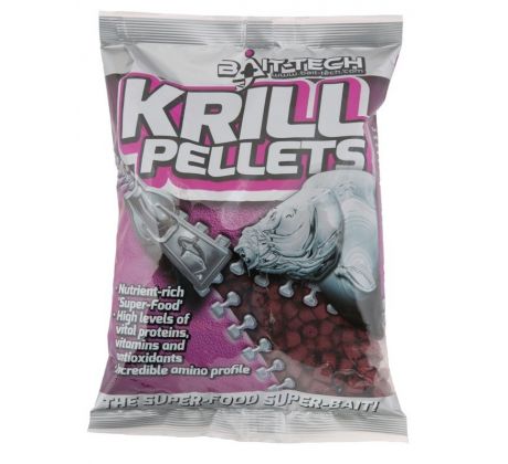 Bait-Tech Pelety s dírkou KRILL 900gr - VÝPRODEJ !!!