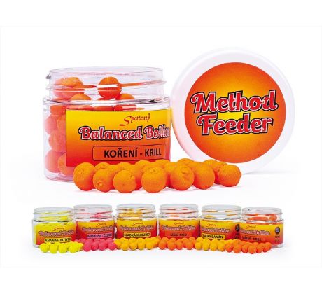 Sportcarp Method Feeder Balanced Boilies 50ml 10mm Spicy Krill