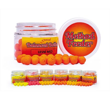 Sportcarp Method Feeder Balanced Boilies 50ml 10mm Wild Honey