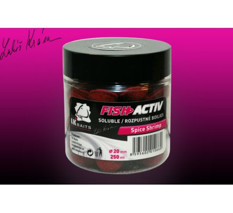 LK Baits Fish Activ Boilies - Spice Shrimp - VÝPRODEJ !!!