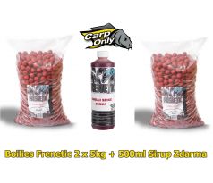 Carp Only Frenetic A.L.T. Boilies CHILLI SPICE 2 x 5kg + Sirup CHILLI SPICE 500ml