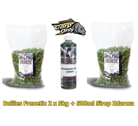 Carp Only Frenetic A.L.T. Boilies JAPANESEE SQUID 2 x 5kg + Sirup JAPANESEE SQUID 500ml