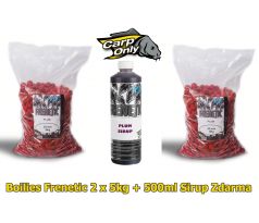 Carp Only Frenetic A.L.T. Boilies PLUM 2 x 5kg + Sirup PLUM 500ml
