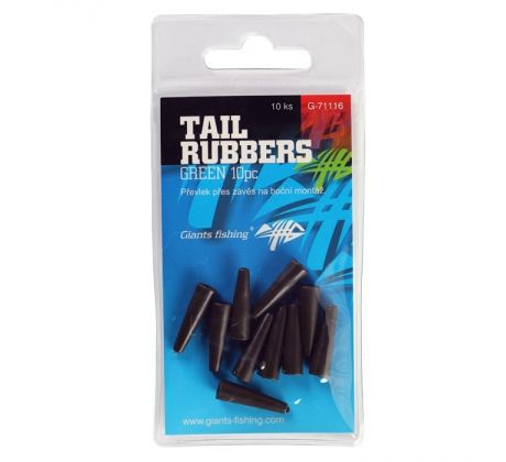 Giants Fishing Převlek na závěsku Tail Rubbers Green/10ks ( 20mm )