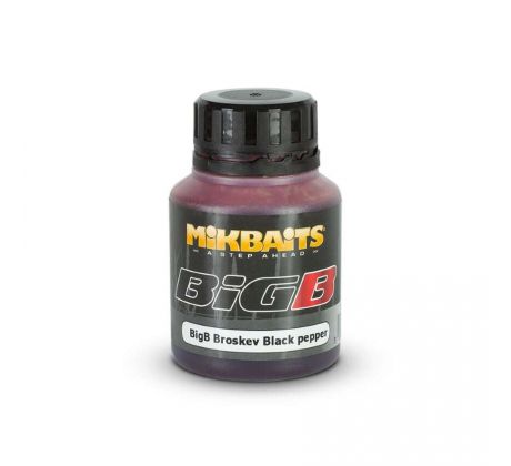 Mikbaits Legends DIP 125ml - BigB Broskev Black pepper