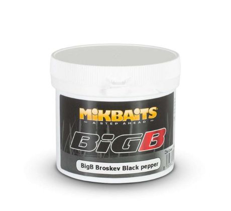 Mikbaits Legends TĚSTO 200gr - BigB Broskev Black pepper