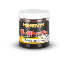 Mikbaits Halibutky v dipu 250ml - Švestka Halibut