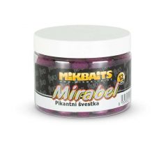 Mikbaits Boilies Mirabel Fluo 12mm 150ml - Pikantní švestka