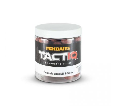 Mikbaits TactiQ rozpustné boilie 250ml - Česnek speciál